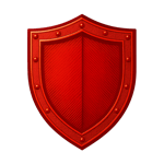 I want an icon in the color df202c of a shield  make it detailed and strong looking Not childlike-1